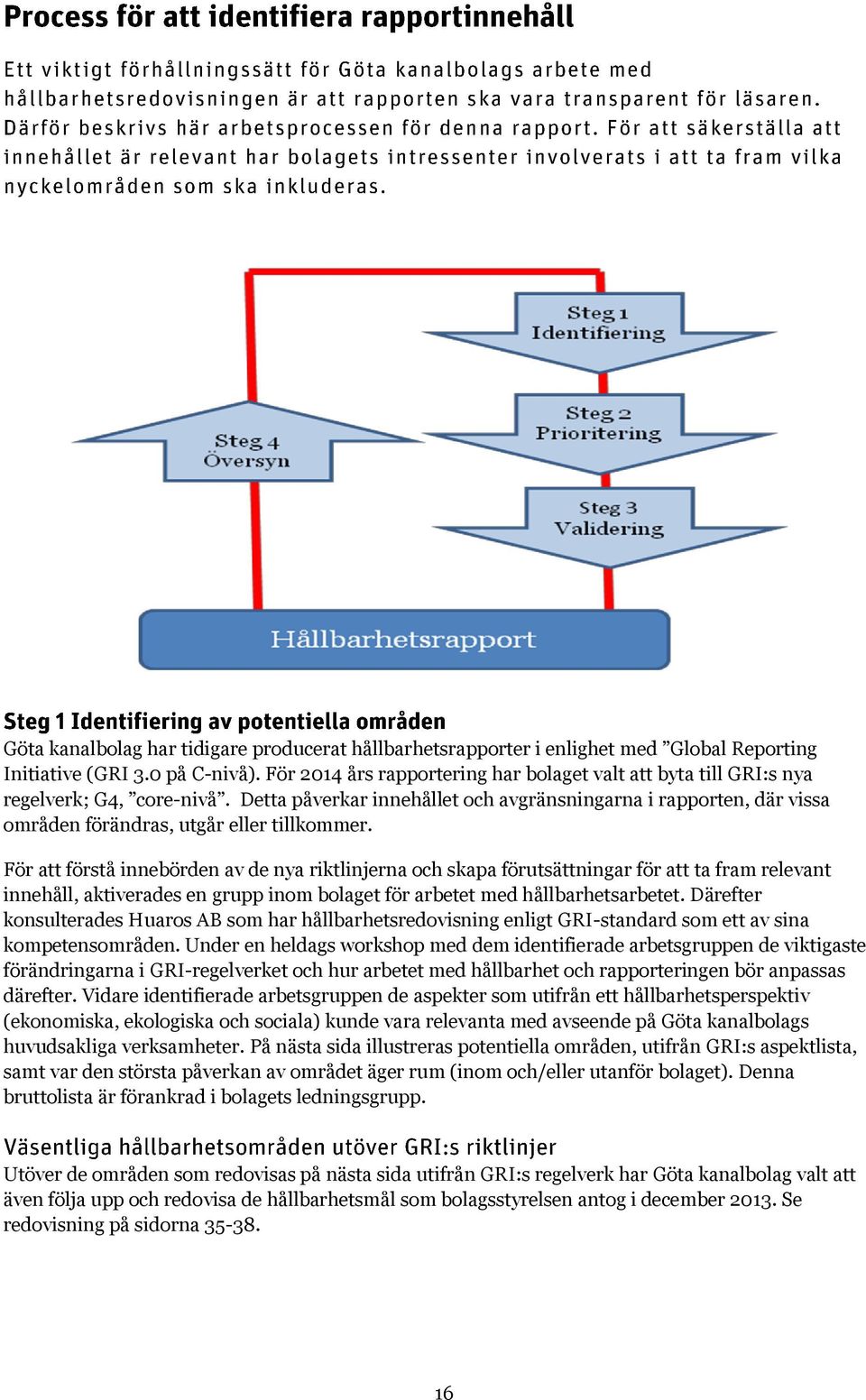 Detta påverkar innehållet och avgränsningarna i rapporten, där vissa områden förändras, utgår eller tillkommer.