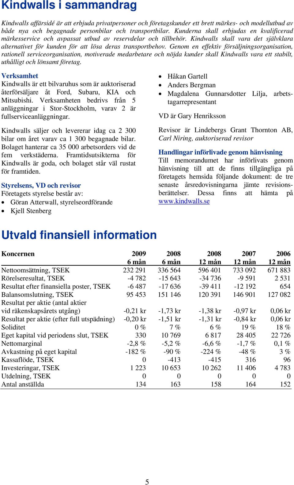 Genom en effektiv försäljningsorganisation, rationell serviceorganisation, motiverade medarbetare och nöjda kunder skall Kindwalls vara ett stabilt, uthålligt och lönsamt företag.