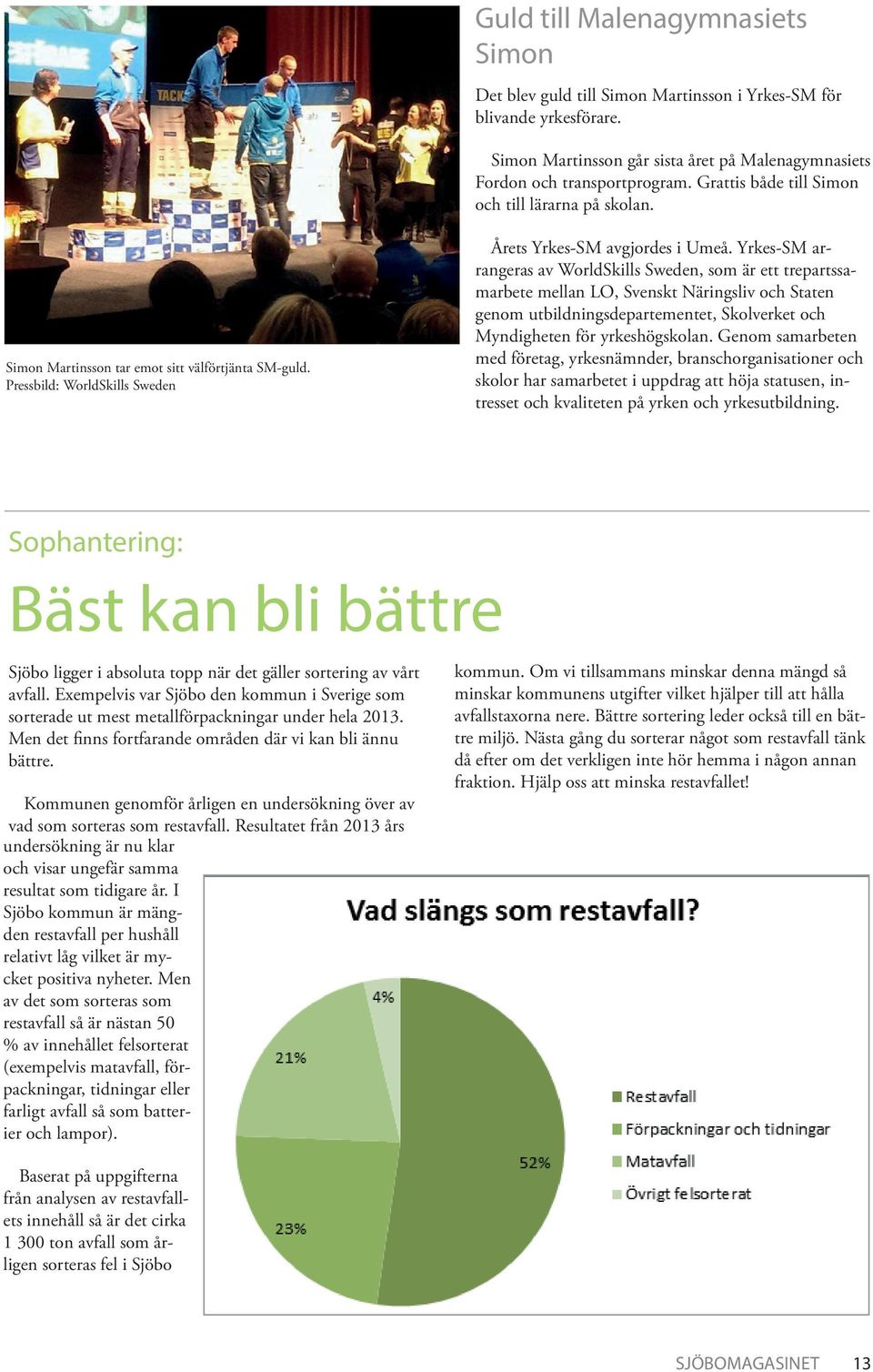 Yrkes-SM arrangeras av WorldSkills Sweden, som är ett trepartssamarbete mellan LO, Svenskt Näringsliv och Staten genom utbildningsdepartementet, Skolverket och Myndigheten för yrkeshögskolan.