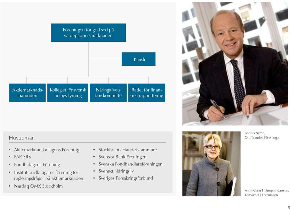 för regleringsfrågor på aktie marknaden Nasdaq OMX Stockholm Stockholms Handelskammare Svenska Bankföreningen Svenska