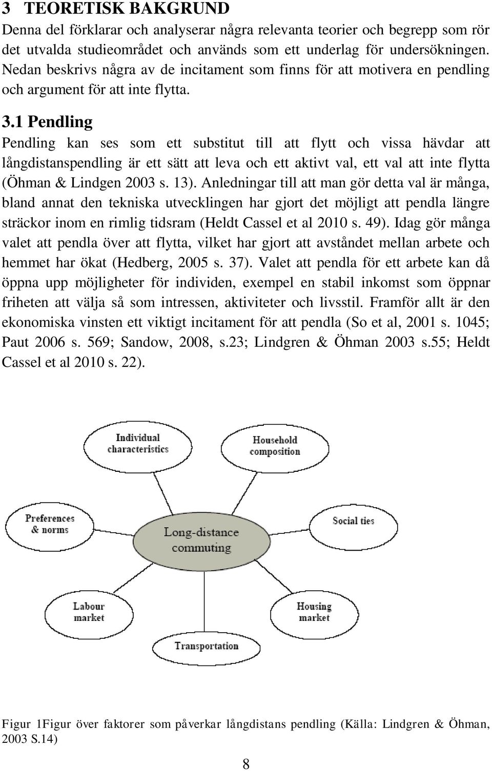 1 Pendling Pendling kan ses som ett substitut till att flytt och vissa hävdar att långdistanspendling är ett sätt att leva och ett aktivt val, ett val att inte flytta (Öhman & Lindgen 2003 s. 13).