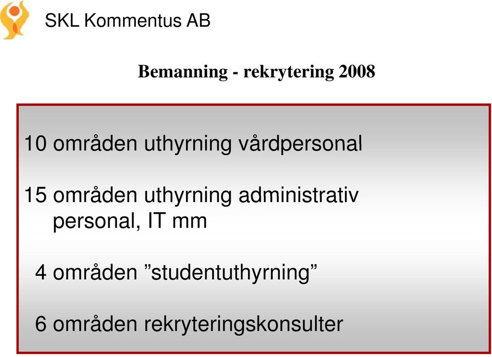 uthyrning administrativ personal, IT mm 4