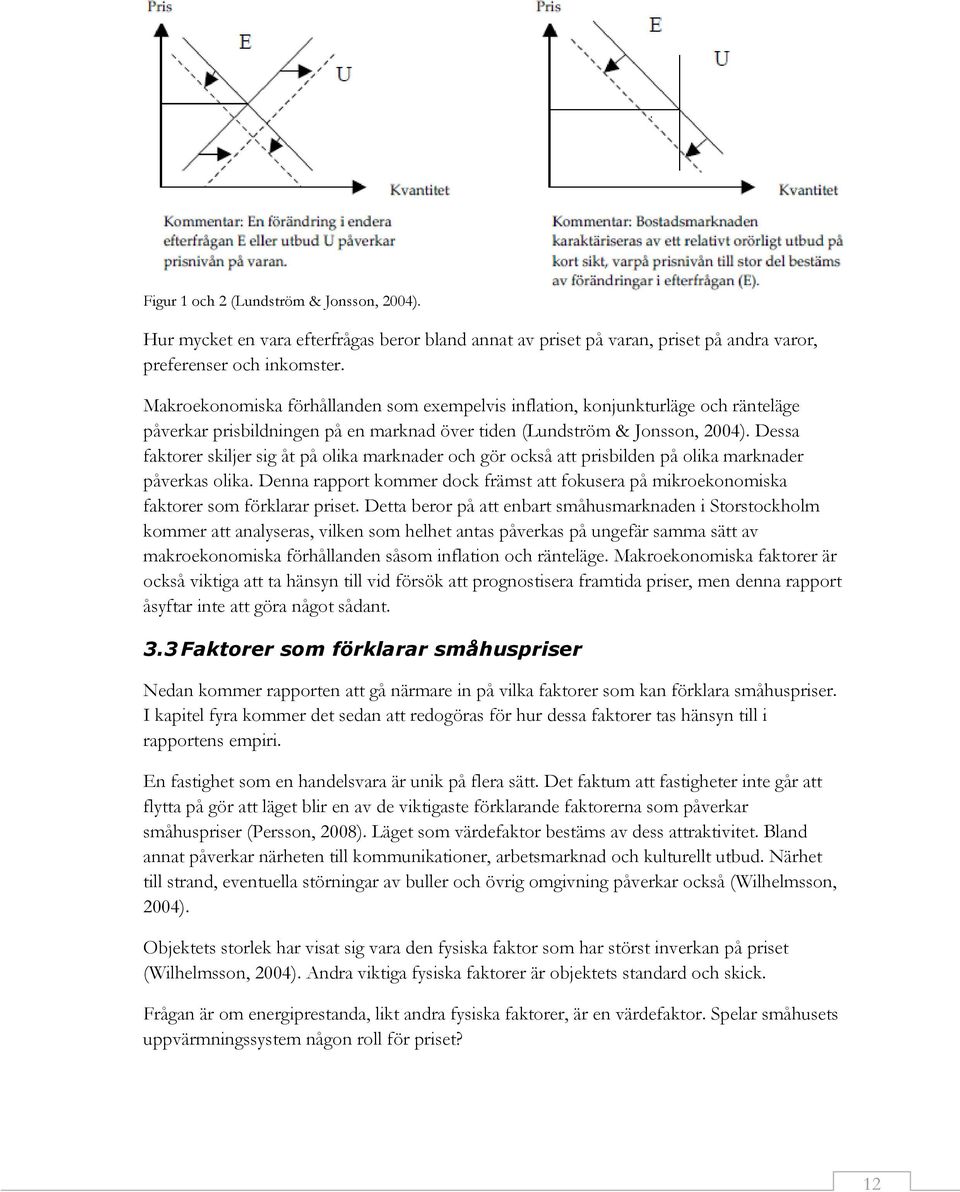 Dessa faktorer skiljer sig åt på olika marknader och gör också att prisbilden på olika marknader påverkas olika.