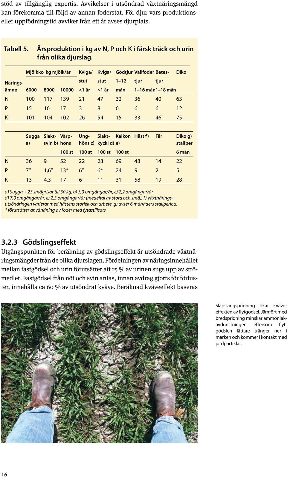 Mjölkko, kg mjölk/år Kviga/ Kviga/ Gödtjur Vallfoder Betes- Diko Näringsämne 6000 8000 10000 stut stut 1 12 tjur tjur <1 år >1 år mån 1 16 mån1 18 mån N 100 117 139 21 47 32 36 40 63 P 15 16 17 3 8 6