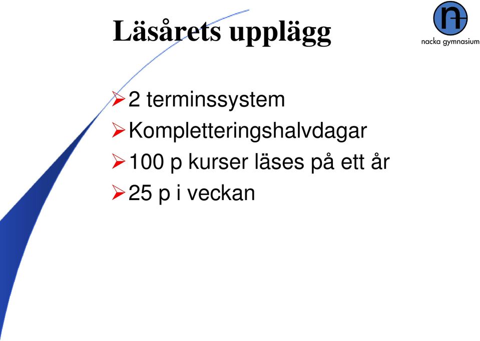 Kompletteringshalvdagar