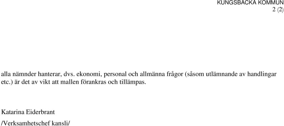 av handlingar etc.