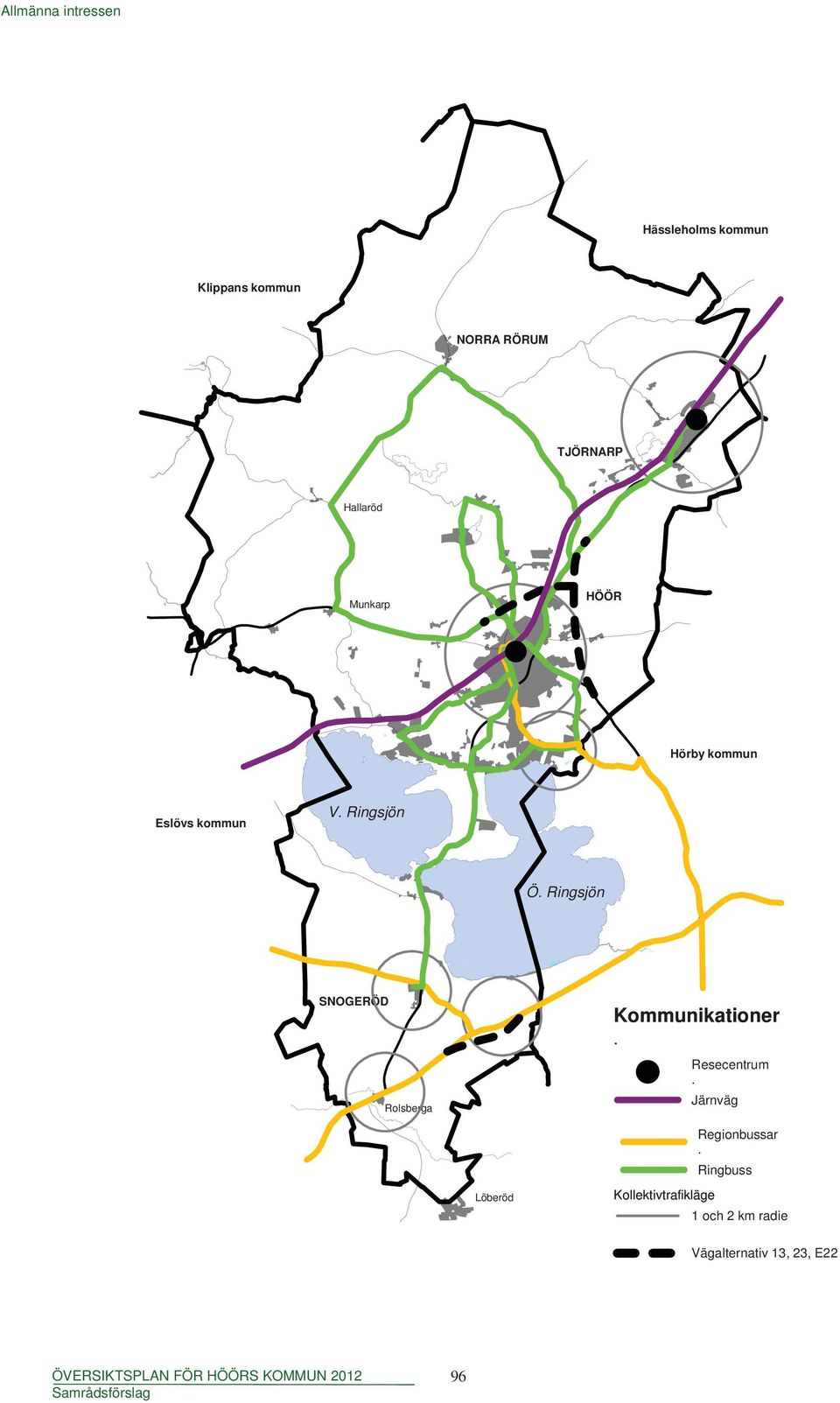 SNOGERÖD Rolsberga Kommunikationer Resecentrum Järnväg Löberöd