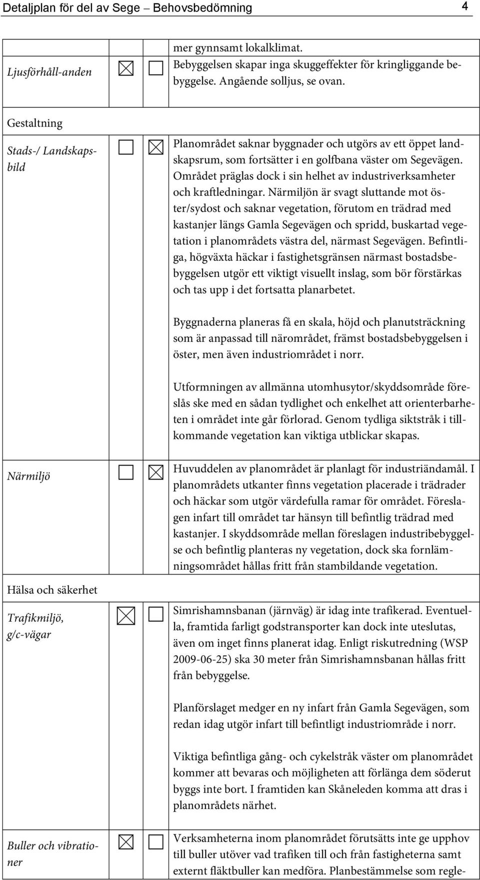 Området präglas dock i sin helhet av industriverksamheter och kraftledningar.