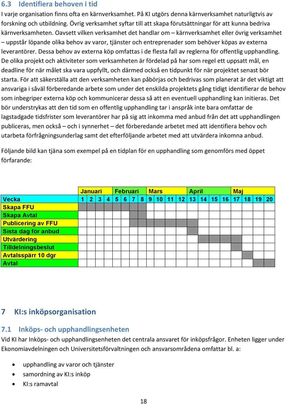 Oavsett vilken verksamhet det handlar om kärnverksamhet eller övrig verksamhet uppstår löpande olika behov av varor, tjänster och entreprenader som behöver köpas av externa leverantörer.