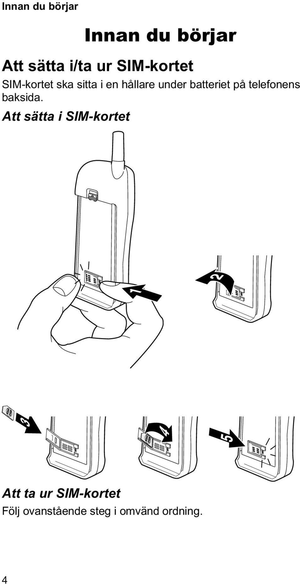 batteriet på telefonens baksida.