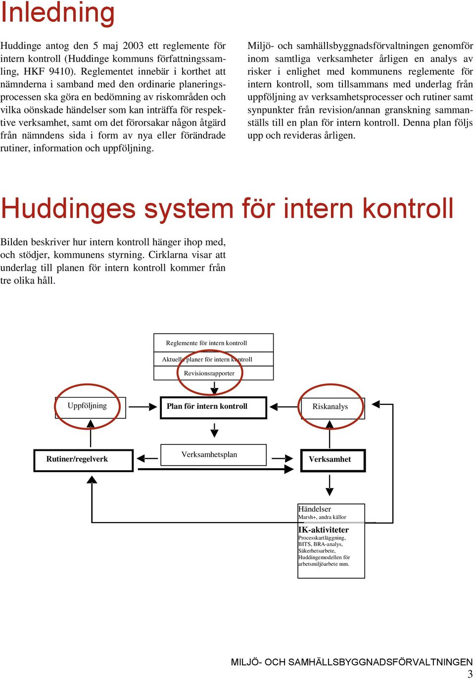 verksamhet, samt om det förorsakar någon åtgärd från nämndens sida i form av nya eller förändrade rutiner, information och uppföljning.