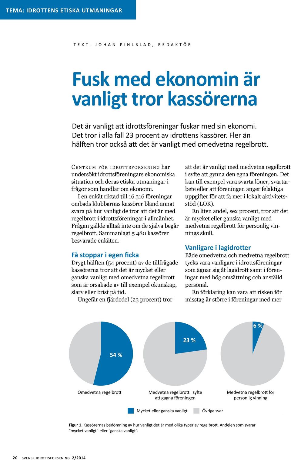 Fler än hälften tror också att det är vanligt med omedvetna regelbrott.