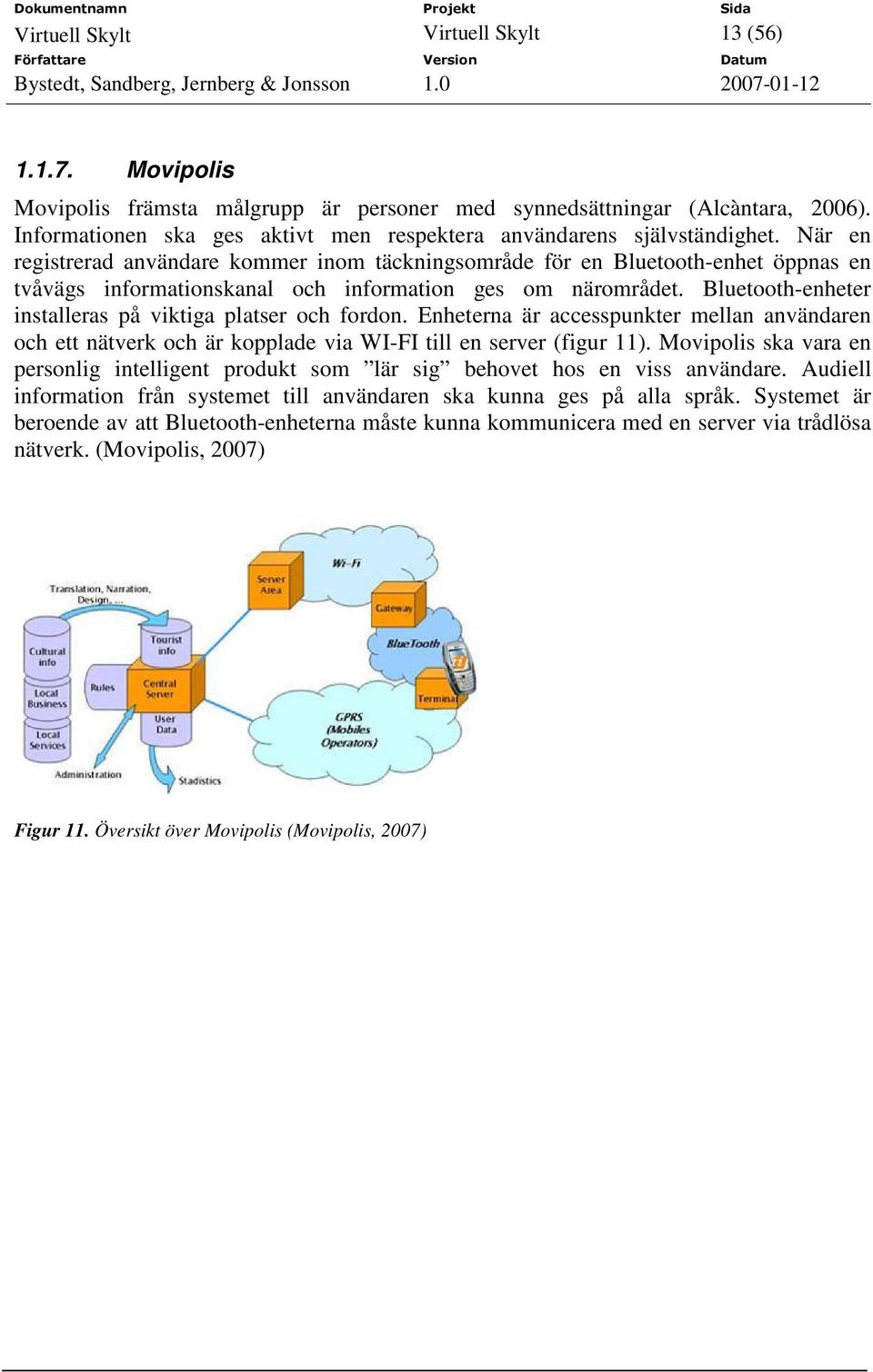 När en registrerad användare kommer inom täckningsområde för en Bluetooth-enhet öppnas en tvåvägs informationskanal och information ges om närområdet.