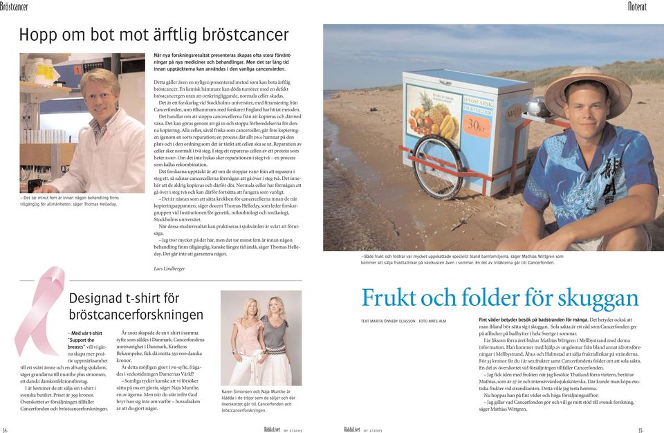 Detta gäller även en nyligen presenterad metod som kan bota ärftlig bröstcancer. En kemisk hämmare kan döda tumörer med en defekt bröstcancergen utan att omkringliggande, normala celler skadas.