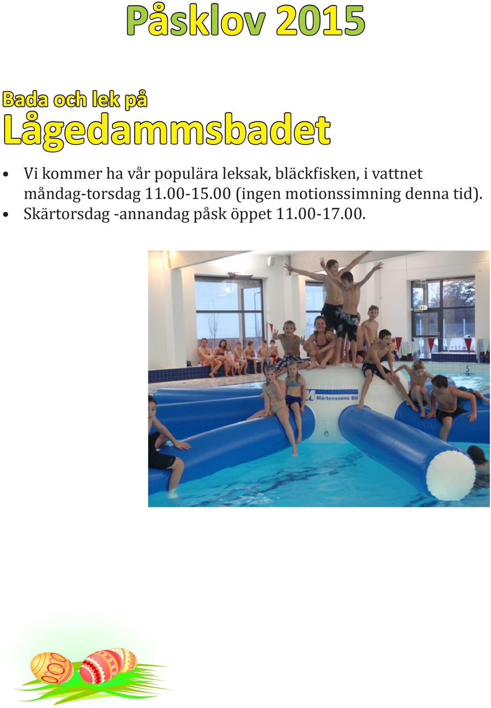 måndag-torsdag 11.00-15.