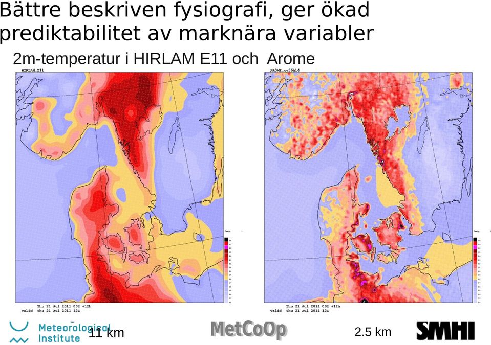 variabler 2m-temperatur i HIRLAM