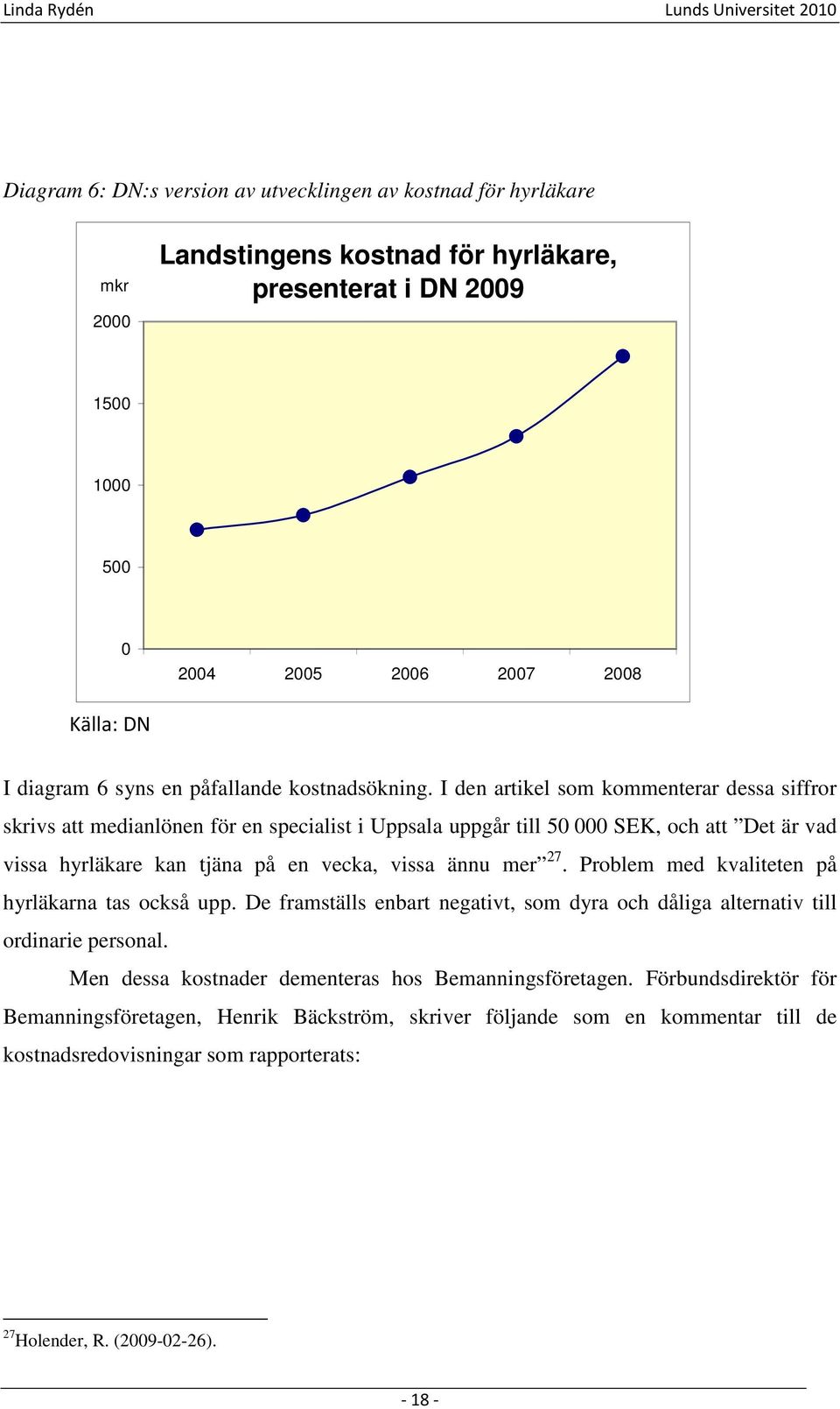 I den artikel som kommenterar dessa siffror skrivs att medianlönen för en specialist i Uppsala uppgår till 50 000 SEK, och att Det är vad vissa hyrläkare kan tjäna på en vecka, vissa ännu mer 27.