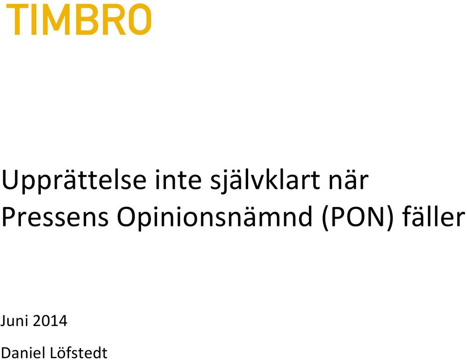 Opinionsnämnd (PON)