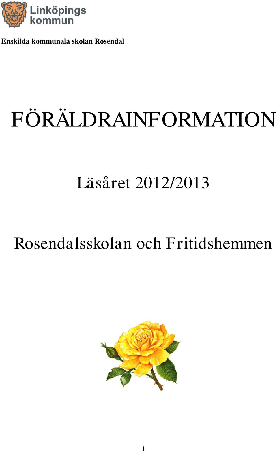 FÖRÄLDRAINFORMATION