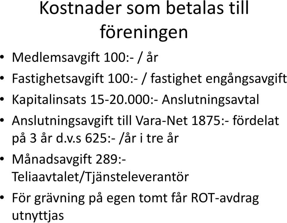 000:- Anslutningsavt