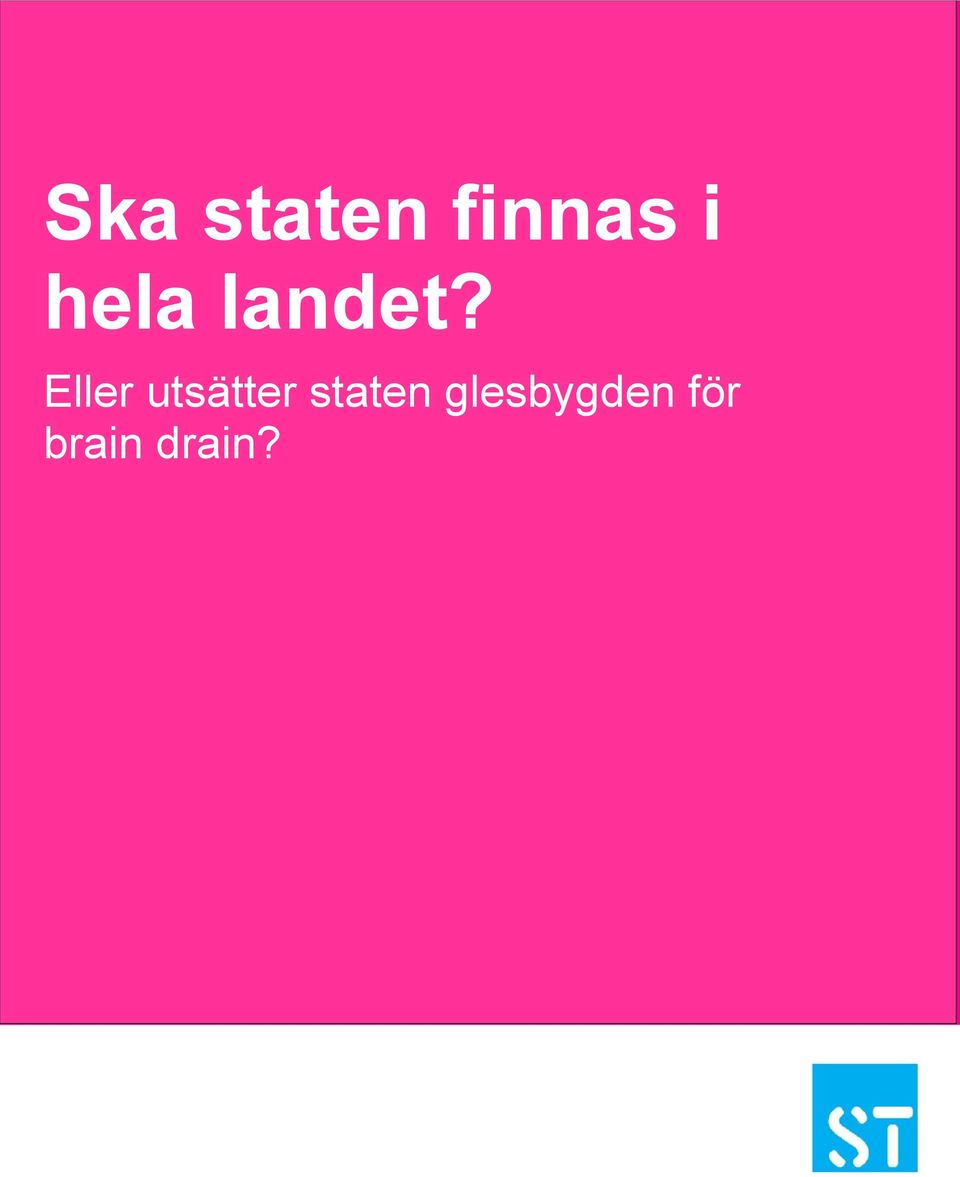 brain drain?