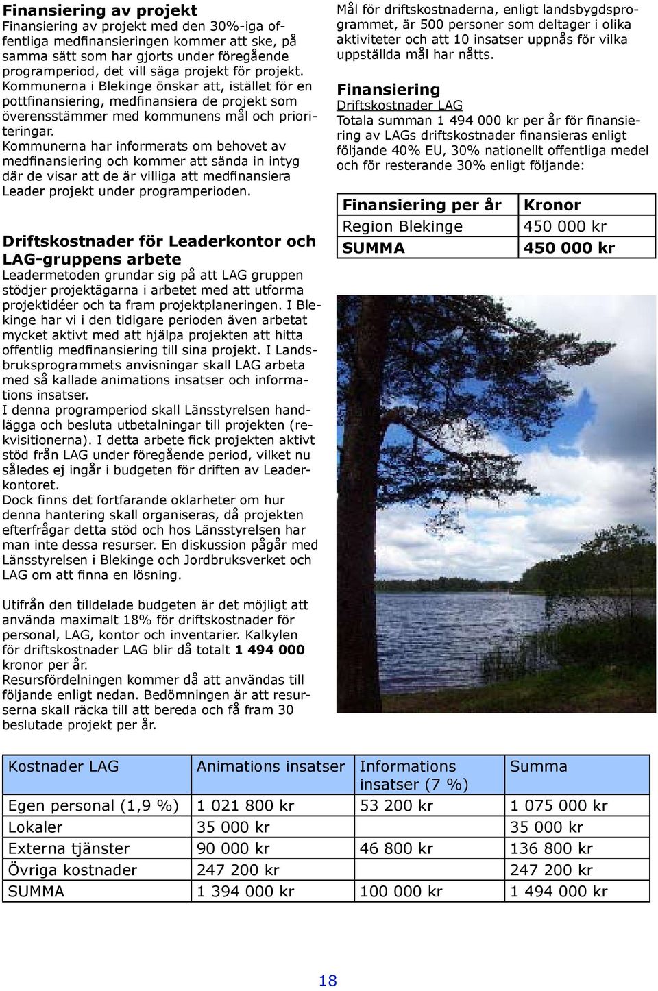 Kommunerna har informerats om behovet av medfinansiering och kommer att sända in intyg där de visar att de är villiga att medfinansiera Leader projekt under programperioden.