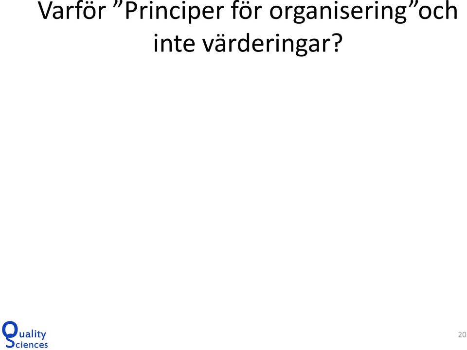 organisering