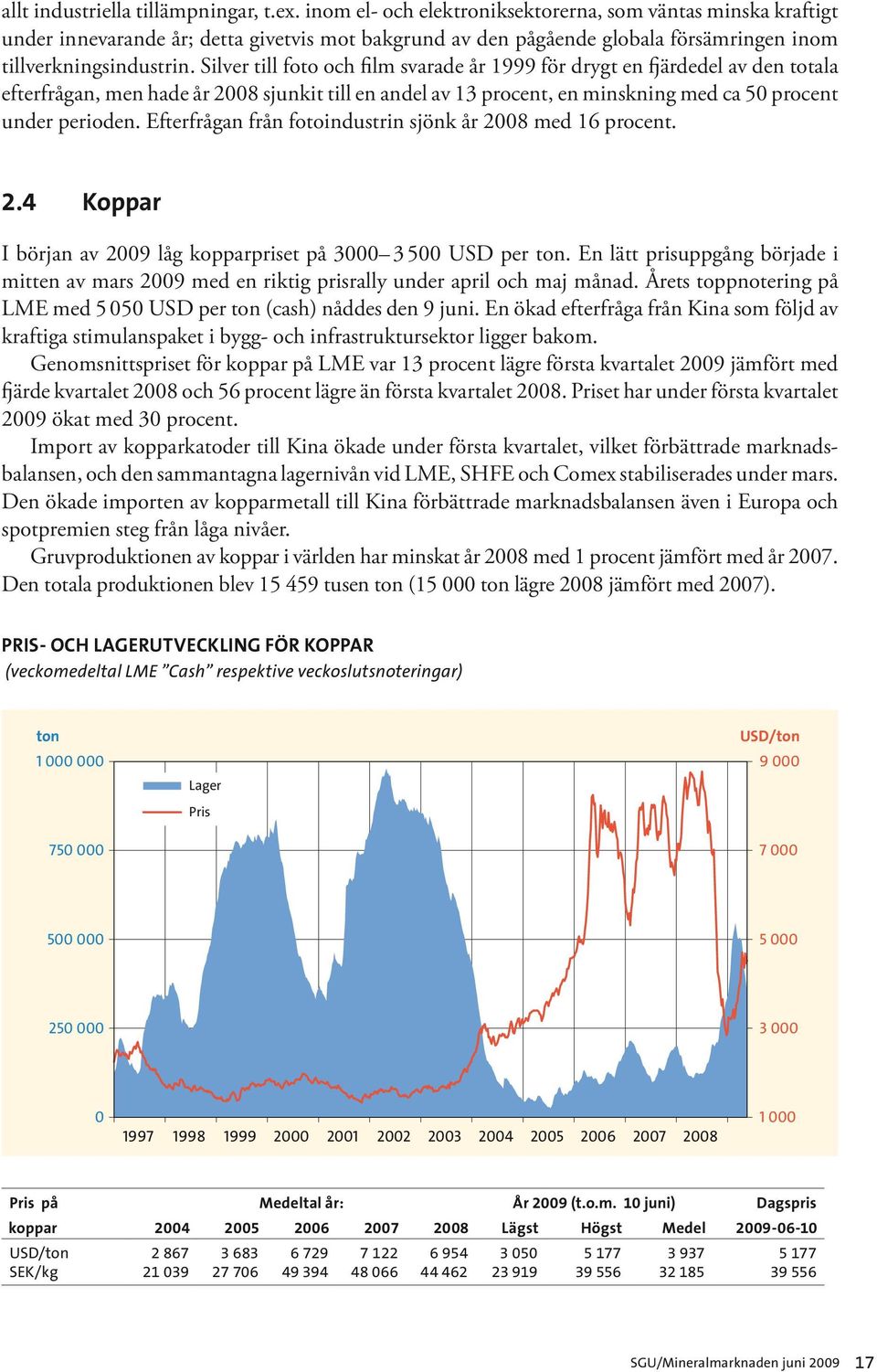 Silver till foto och film svarade år 1999 för drygt en fjärdedel av den totala efterfrågan, men hade år 2008 sjunkit till en andel av 13 procent, en minskning med ca 50 procent under perioden.