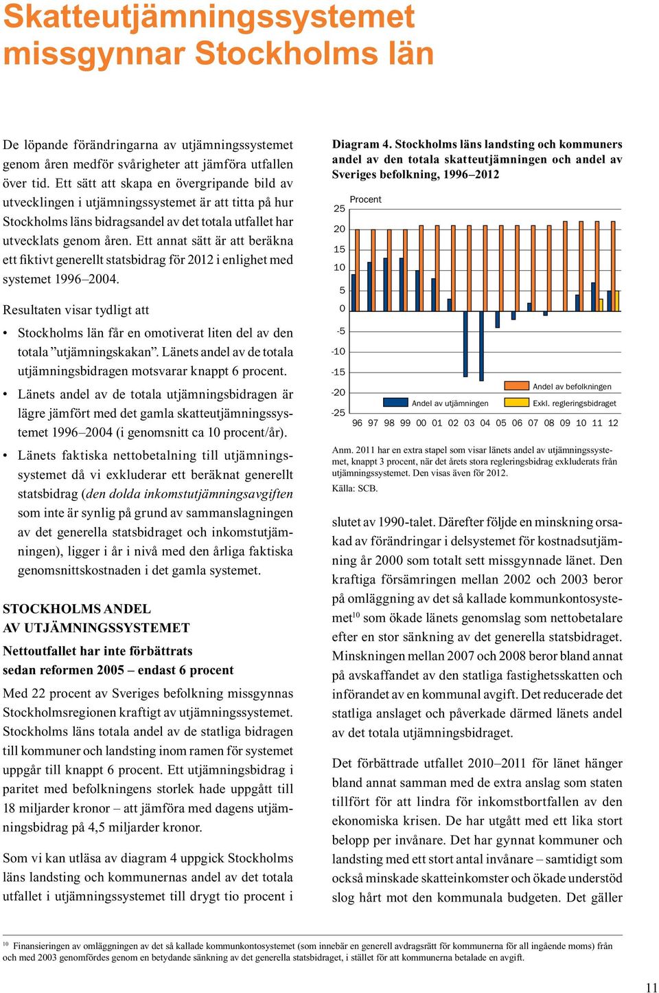 Ett annat sätt är att beräkna ett fiktivt generellt statsbidrag för 2012 i enlighet med systemet 1996 2004.