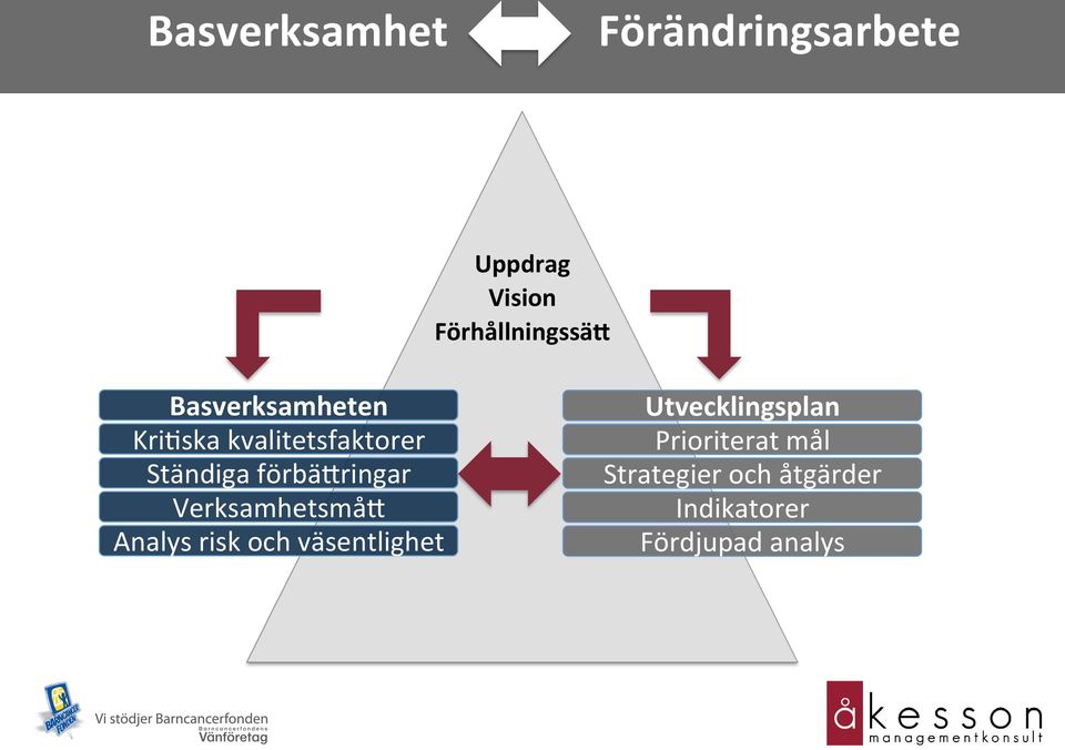 VerksamhetsmåC Analys risk och väsentlighet Utvecklingsplan