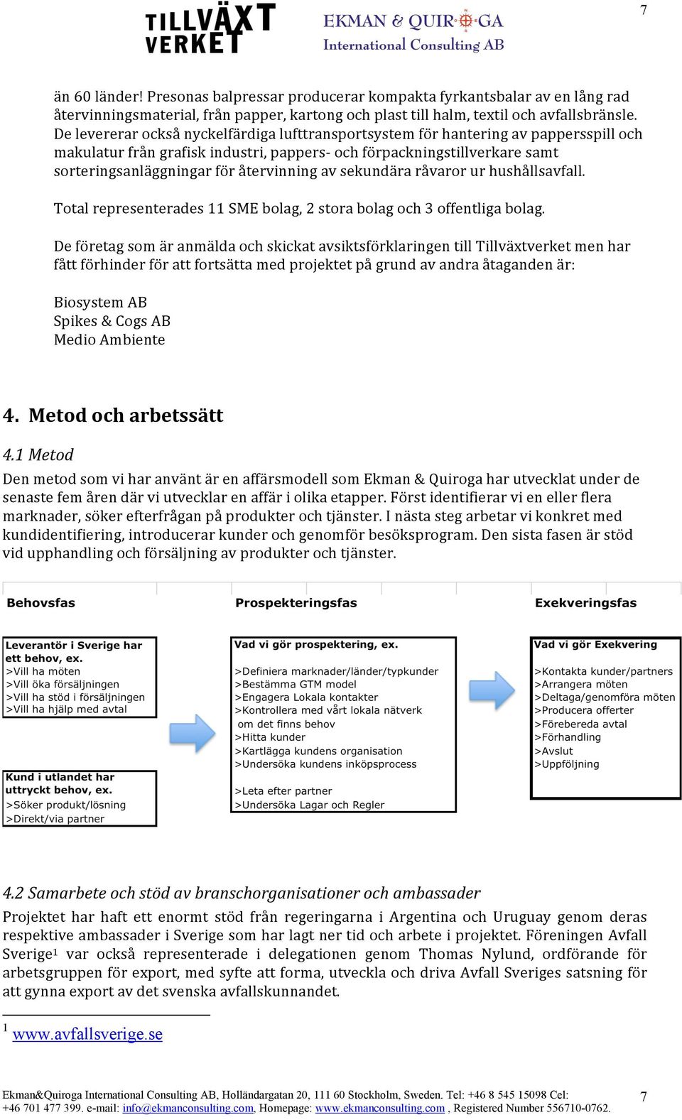 sekundära råvarr ur hushållsavfall. Ttal representerades 11 SME blag, 2 stra blag ch 3 ffentliga blag.