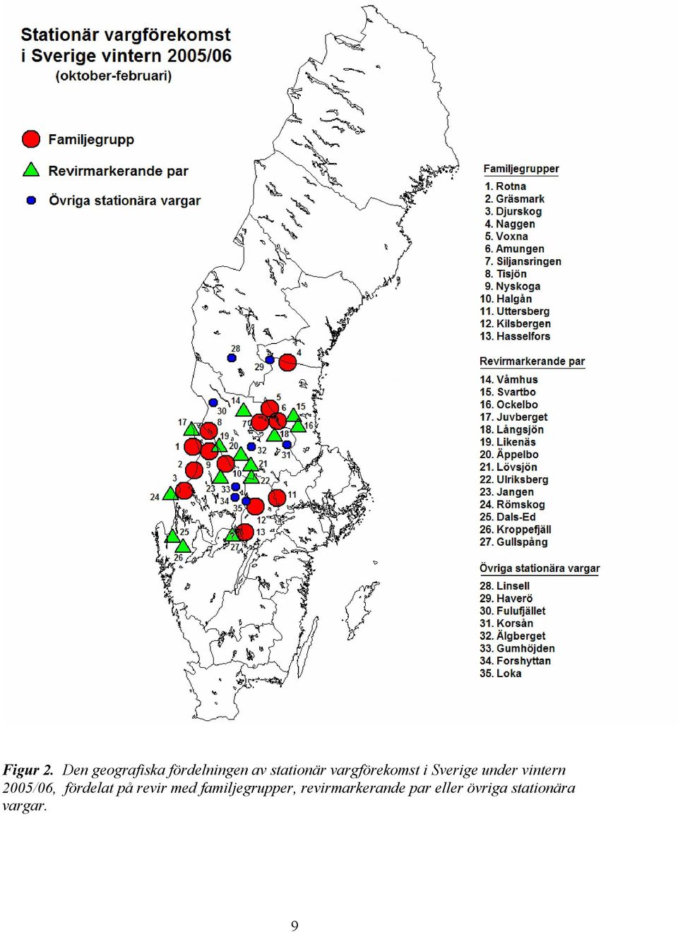 vargförekomst i Sverige under vintern 2005/06,