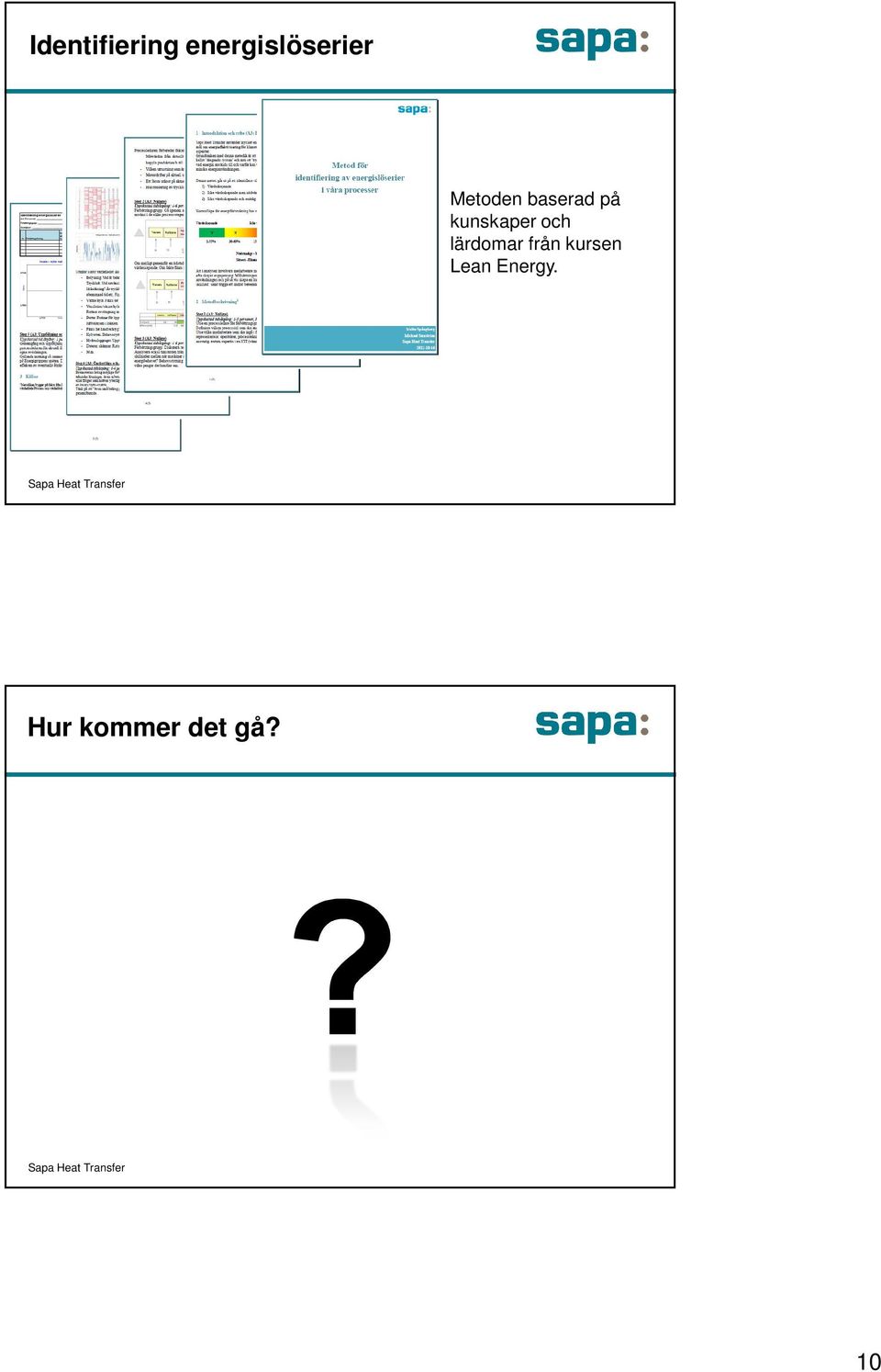 och lärdomar från kursen Lean