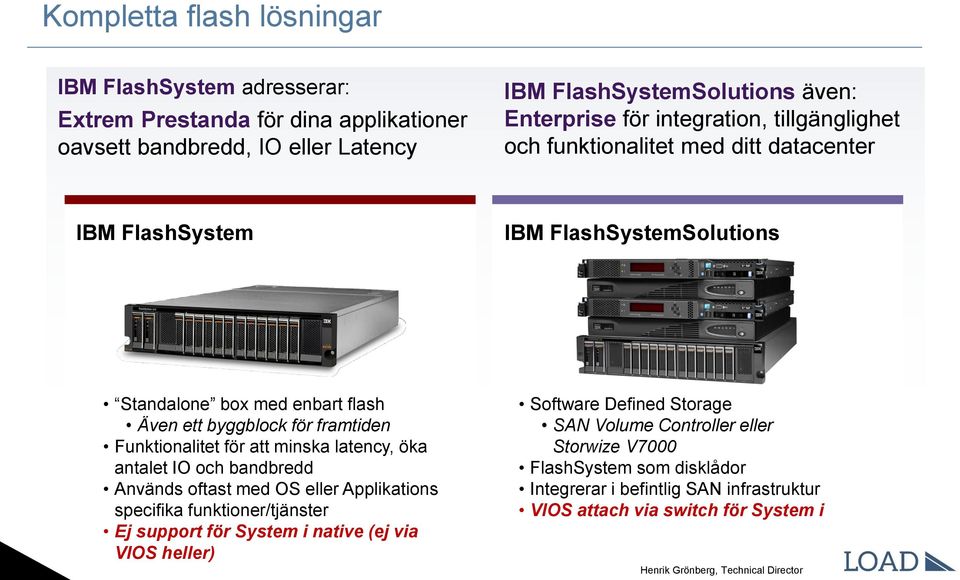 Funktionalitet för att minska latency, öka antalet IO och bandbredd Används oftast med OS eller Applikations specifika funktioner/tjänster Ej support för System i native (ej via