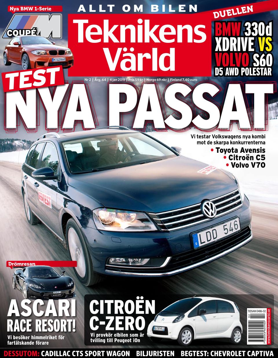 Avensis Citrën C5 Vlv V70 Drömresan asari rae resrt!