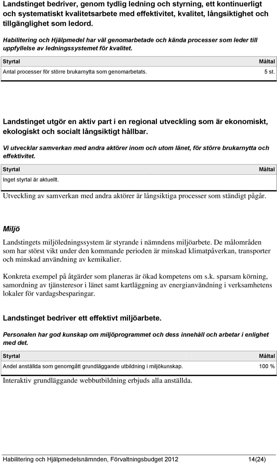 Landstinget utgör en aktiv part i en regional utveckling som är ekonomiskt, ekologiskt och socialt långsiktigt hållbar.