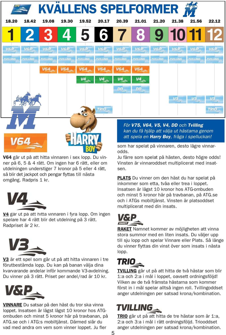 Du vinner på 6, 5 & 4 rätt. Om ingen har 6 rätt, eller om utdelningen understiger 7 kronor på 5 eller 4 rätt, så blir det jackpot och pengar flyttas till nästa omgång. Radpris 1 kr.