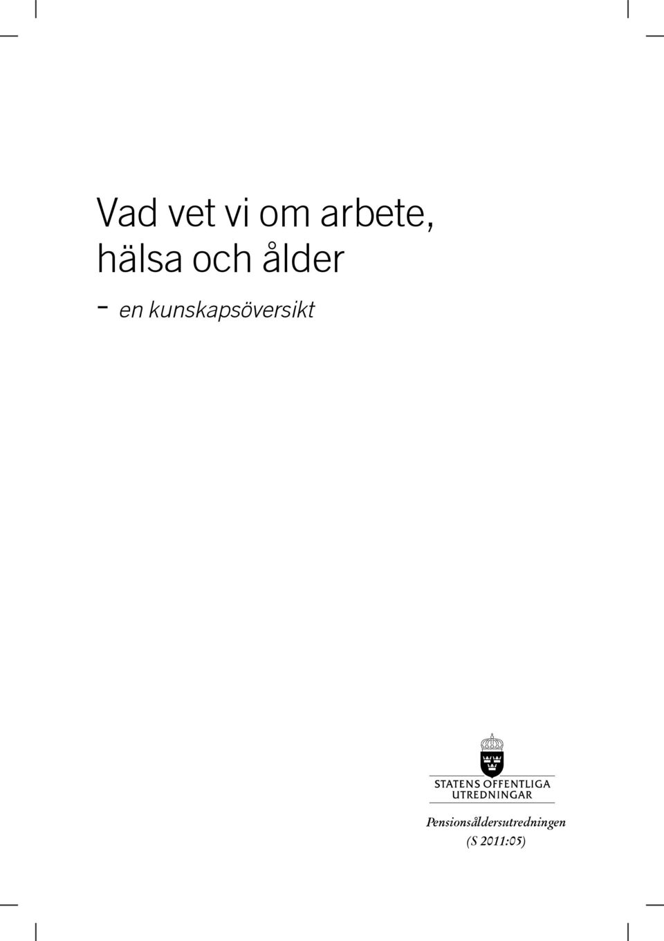 kunskapsöversikt