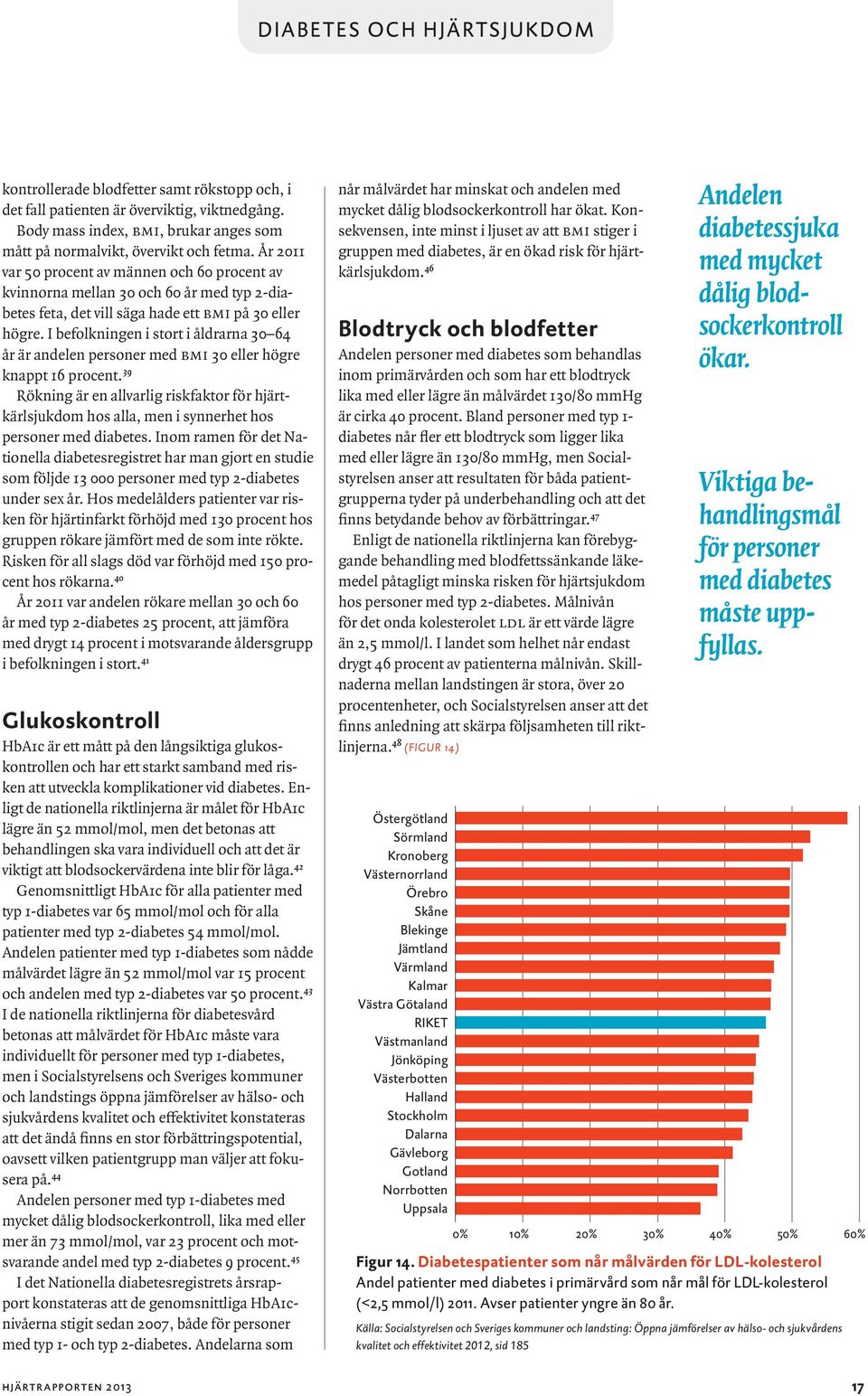 I befolkningen i stort i åldrarna 30 64 år är andelen personer med BMI 30 eller högre knappt 16 procent.