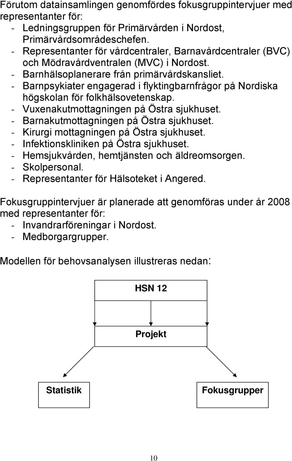 - Barnpsykiater engagerad i flyktingbarnfrågor på Nordiska högskolan för folkhälsovetenskap. - Vuxenakutmottagningen på Östra sjukhuset. - Barnakutmottagningen på Östra sjukhuset.