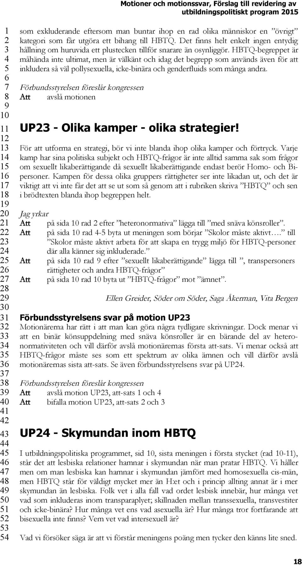 HBTQ-begreppet är måhända inte ultimat, men är välkänt och idag det begrepp som används även för att inkludera så väl pollysexuella, icke-binära och genderfluids som många andra.