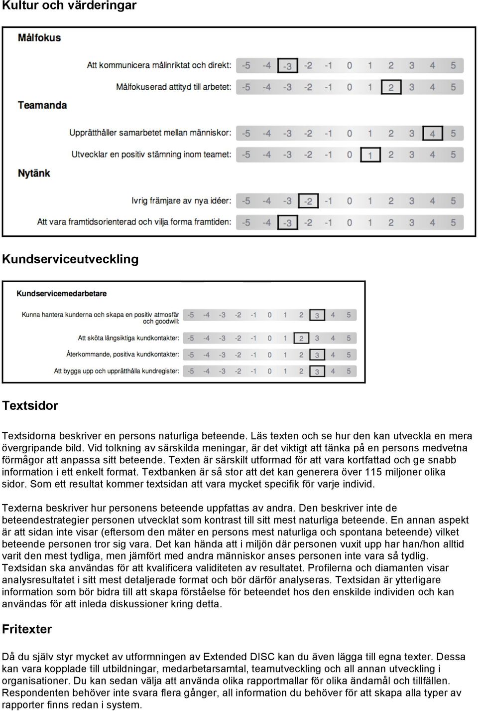 Texten är särskilt utformad för att vara kortfattad och ge snabb information i ett enkelt format. Textbanken är så stor att det kan generera över 115 miljoner olika sidor.