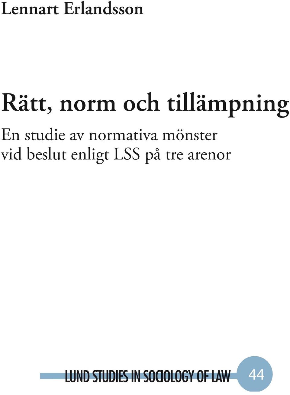 studie av normativa mönster