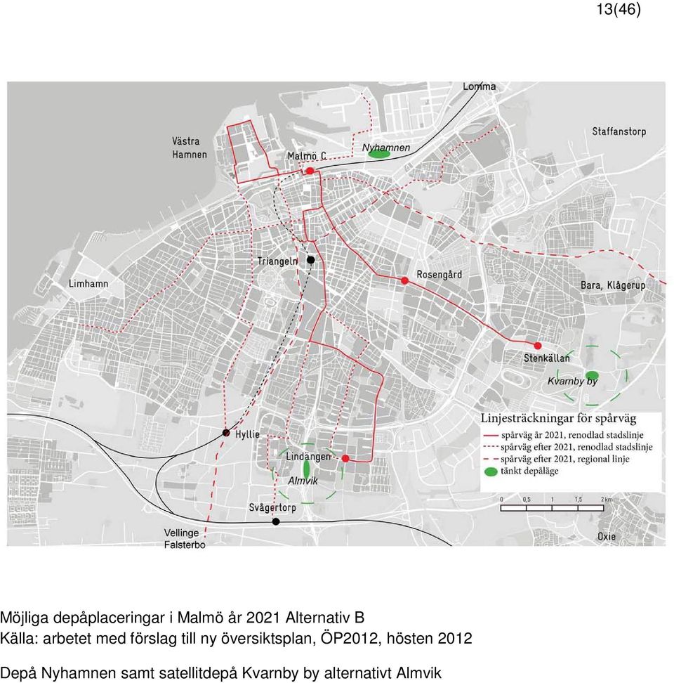 översiktsplan, ÖP2012, hösten 2012 Depå