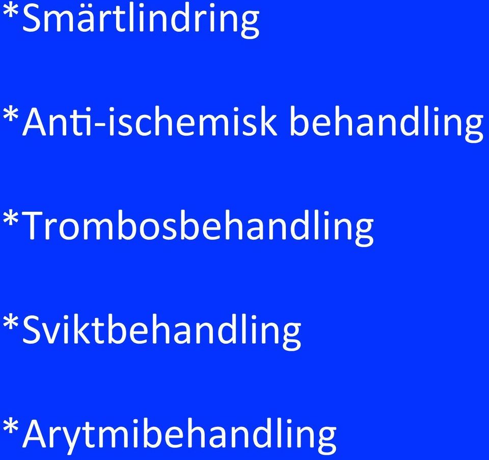 *Trombosbehandling' '