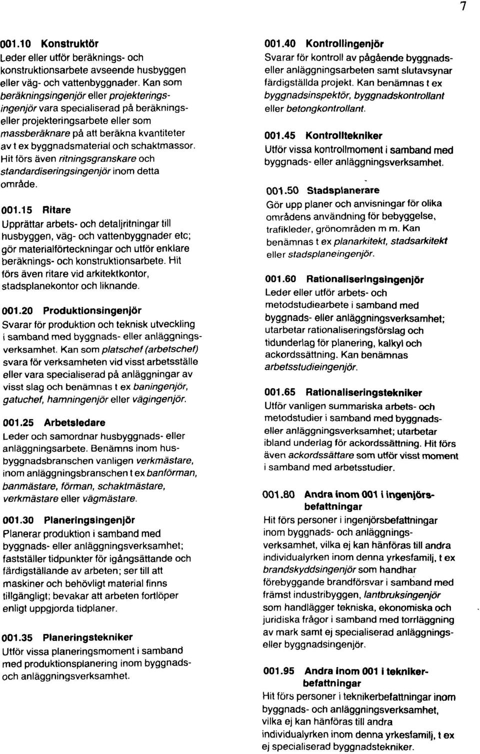 schaktmassor. Hit förs även ritningsgranskare och standardiseringsingenjör inom detta område. 001.