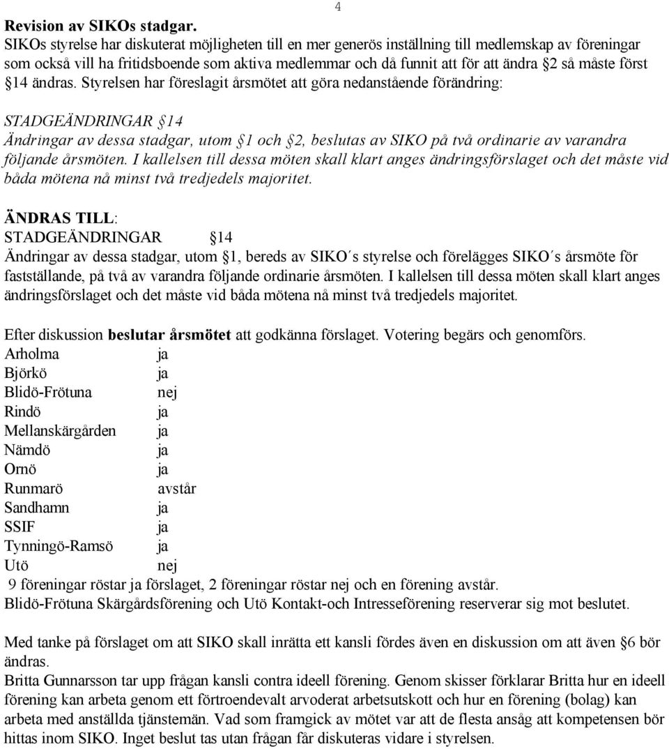 först 14 ändras.