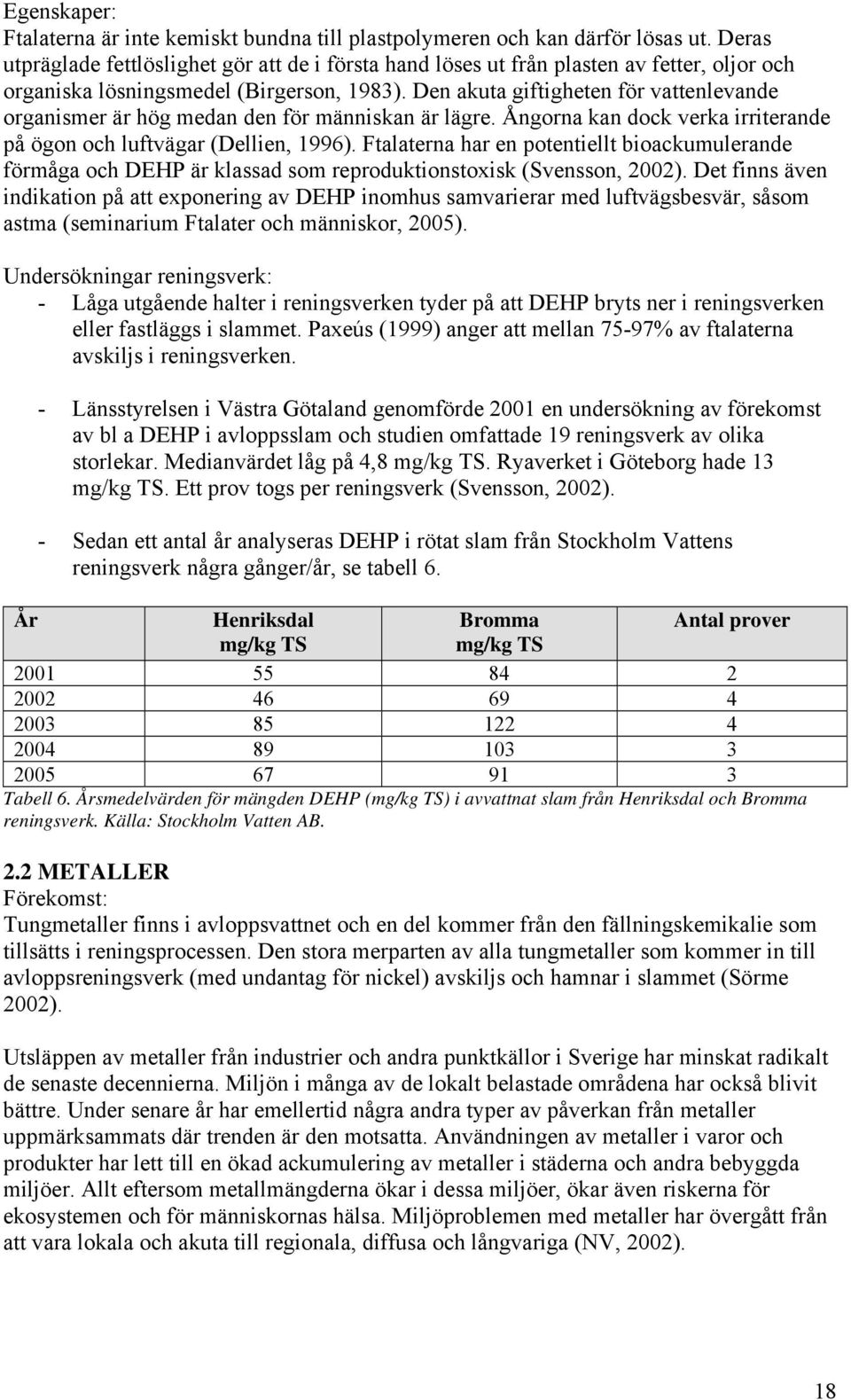 Den akuta giftigheten för vattenlevande organismer är hög medan den för människan är lägre. Ångorna kan dock verka irriterande på ögon och luftvägar (Dellien, 1996).