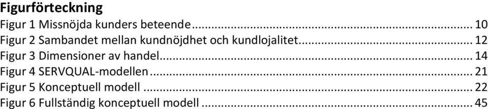 .. 12 Figur 3 Dimensioner av handel... 14 Figur 4 SERVQUAL-modellen.