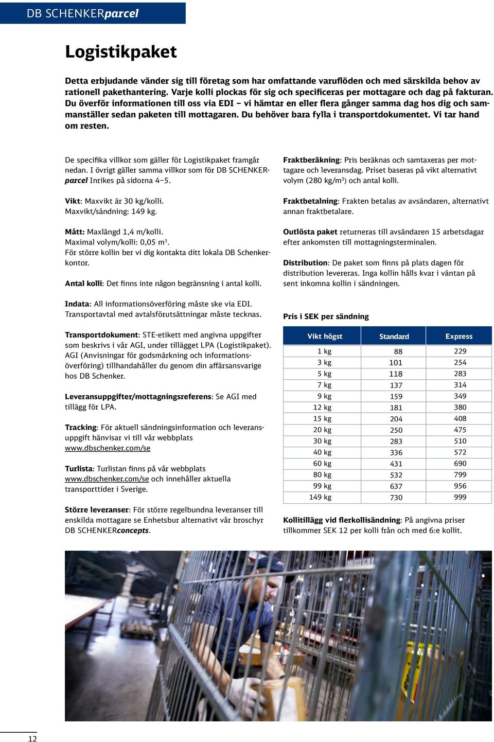 Du överför informationen till oss via EDI vi hämtar en eller flera gånger samma dag hos dig och sammanställer sedan paketen till mottagaren. Du behöver bara fylla i transportdokumentet.